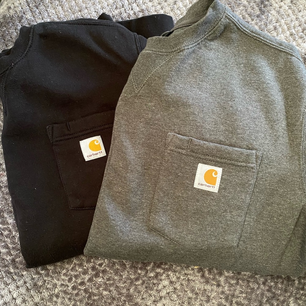 2 Carhartt sweatshirts